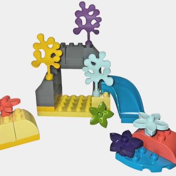 Lot of 2 LEGO Duplo Sets Wild Animals of the Ocean Life and Number Train - Picture 4 of 5